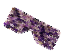 Load image into Gallery viewer, Amethyst Crystal Eye Mask