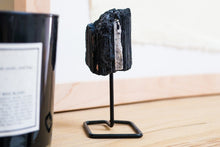 Load image into Gallery viewer, Black Tourmaline Crystal on a Stand