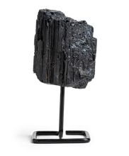 Load image into Gallery viewer, Black Tourmaline Crystal on a Stand - Energy Muse