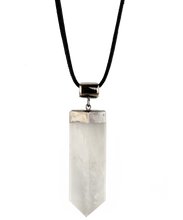 Load image into Gallery viewer, Flat-Back Crystal Pendant Necklace