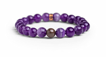 Load image into Gallery viewer, Amethyst Bracelet for Intuition - Energy Muse