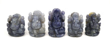 Load image into Gallery viewer, Iolite Ganesh Statue
