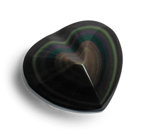 Load image into Gallery viewer, Rainbow Obsidian Heart - Energy Muse