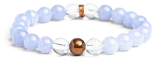 Load image into Gallery viewer, Blue Lace Agate Bracelet for Stress Release - Energy Muse