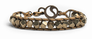 Affluence Wrap - Pyrite Bracelet - Energy Muse