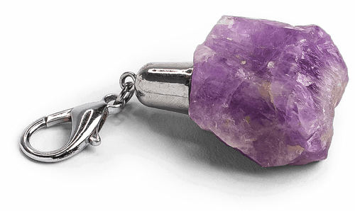 Amethyst Keychain - Crystal Keychain - Energy Muse