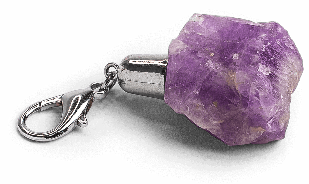 Amethyst Keychain - Crystal Keychain - Energy Muse