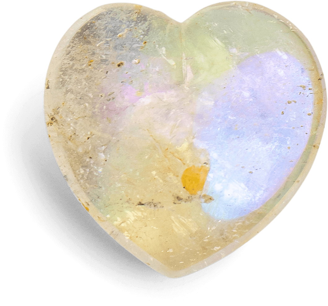 Angel Aura Quartz Heart - Energy Muse