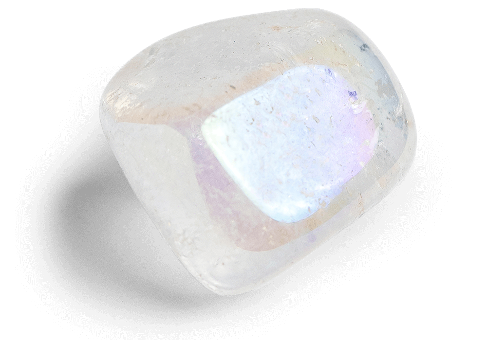 Angel Aura Quartz Stone - Tumbled Stones - Energy Muse