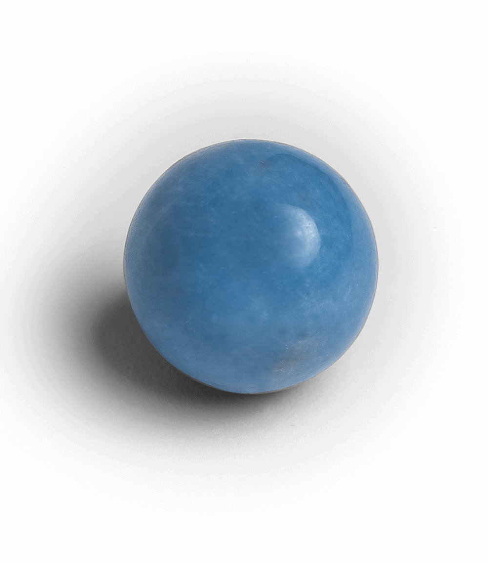 Angelite Sphere - Energy Muse