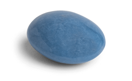Angelite Touchstone - Palm Stones - Energy Muse