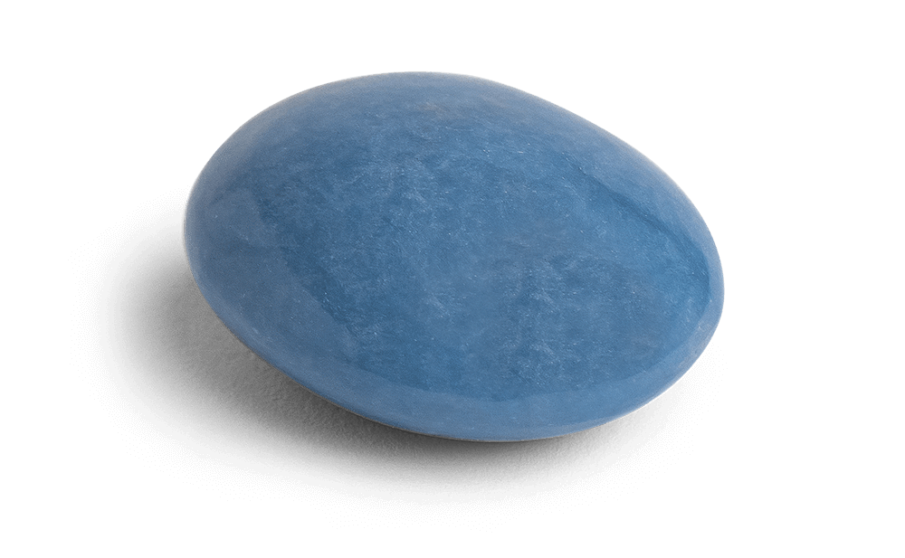 Angelite Touchstone - Palm Stones - Energy Muse