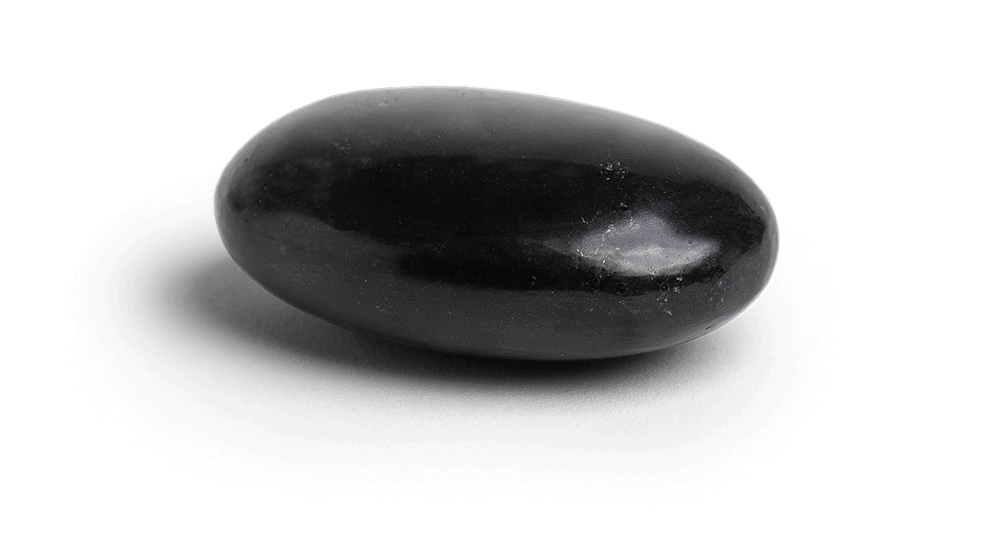Black Tourmaline Touchstone - Palm Stones - Energy Muse