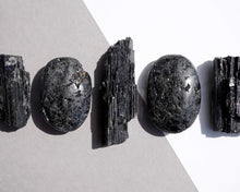 Load image into Gallery viewer, Black Tourmaline Touchstone - Palm Stones - Energy Muse
