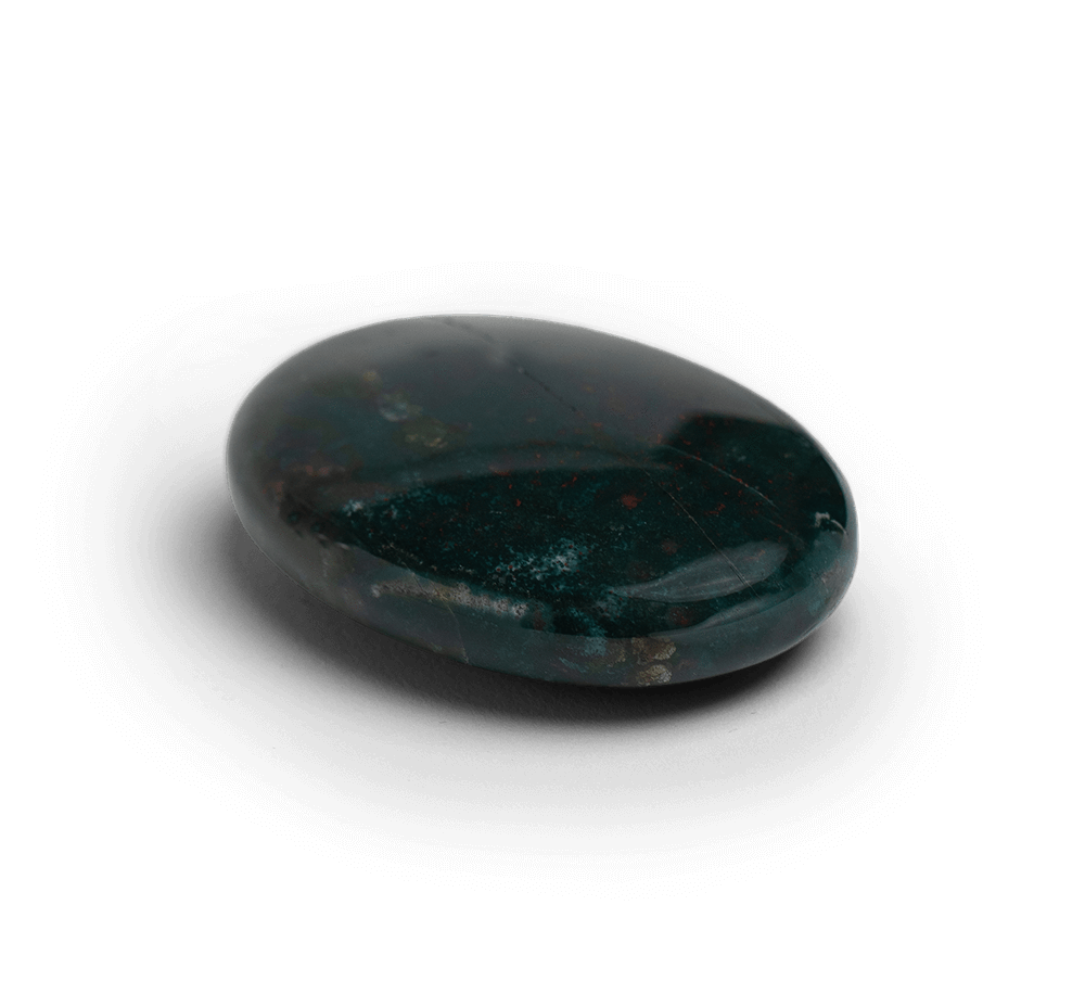 Bloodstone Touchstone - Palm Stones - Energy Muse
