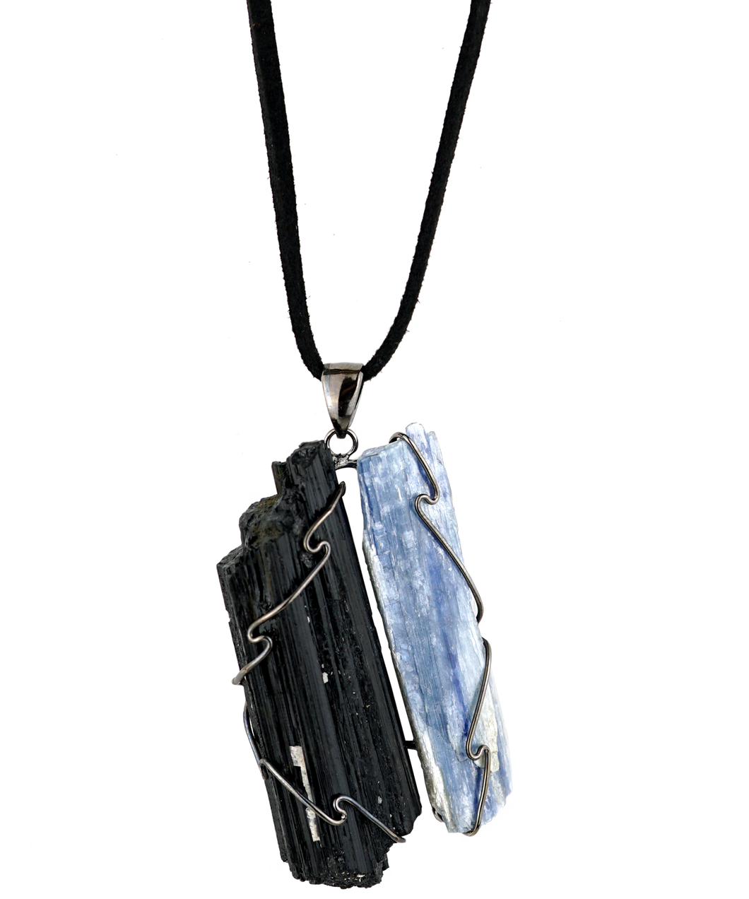 Wire Wrapped Crystal Necklace