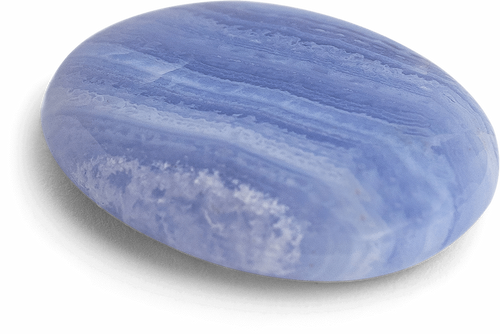 Blue Lace Agate Slice - Energy Muse