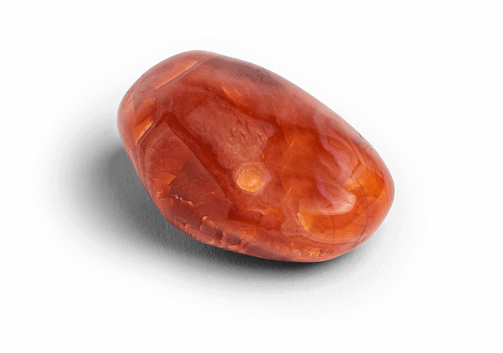 Carnelian Touchstone - Palm Stones - Energy Muse