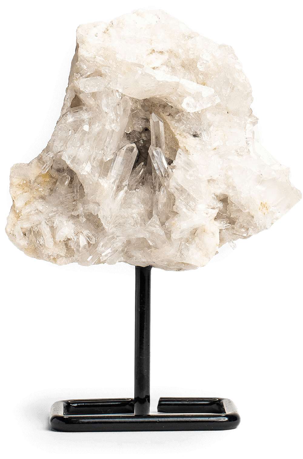 Clear Quartz Cluster on a Stand - Energy Muse