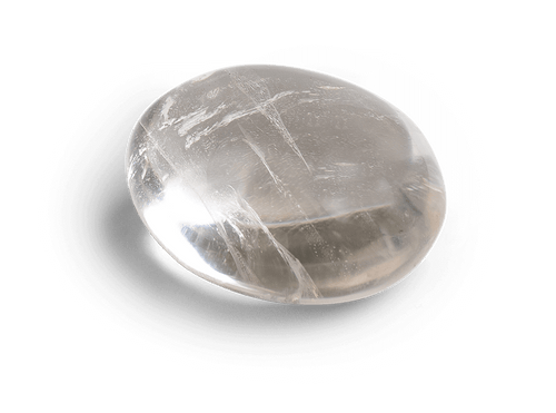 Clear Quartz Touchstone - Palm Stones - Energy Muse
