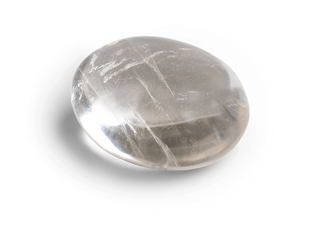 Clear Quartz Touchstone - Palm Stones - Energy Muse