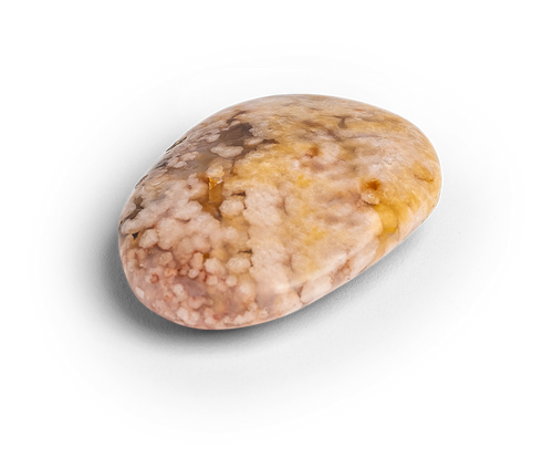 Flower Agate Touchstone - Palm Stones - Energy Muse