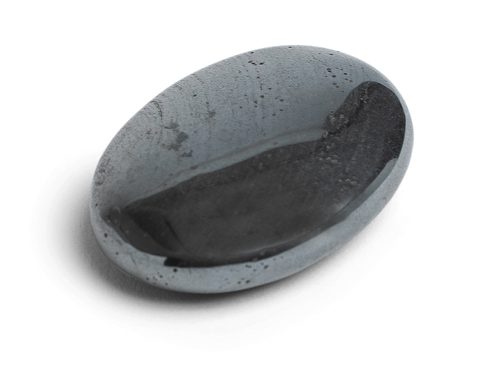 Hematite Touchstone - Palm Stones - Energy Muse