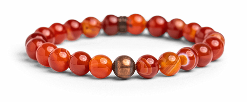 Carnelian Bracelet for Self-Worth - Energy Muse
