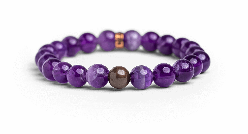 Amethyst Bracelet for Intuition - Energy Muse