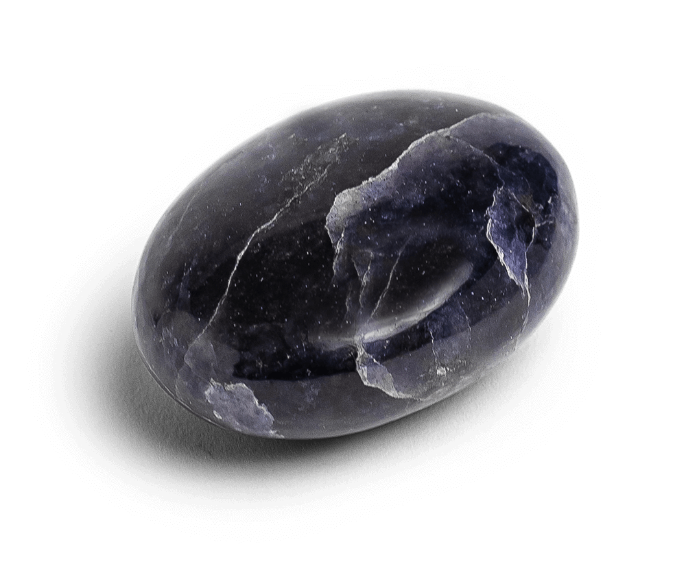 Iolite Touchstone - Palm stones - Energy Muse