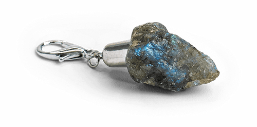Labradorite Keychain - Crystal Keychain - Energy Muse