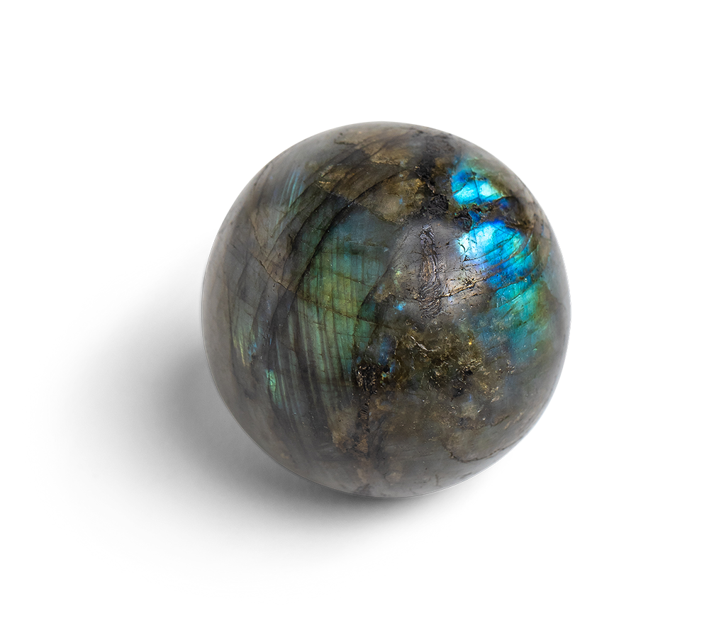Labradorite Sphere - Energy Muse
