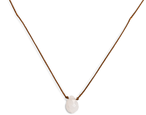 Love Junkie Necklace - Rose Quartz Necklace - Energy Muse