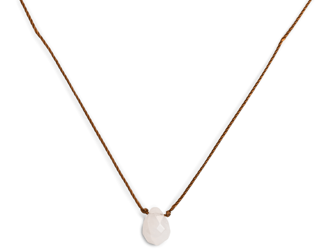 Love Junkie Necklace - Rose Quartz Necklace - Energy Muse