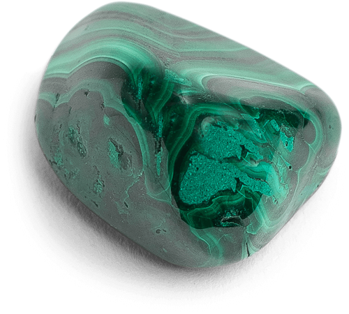 Malachite Stone - Tumbled Stones - Energy Muse
