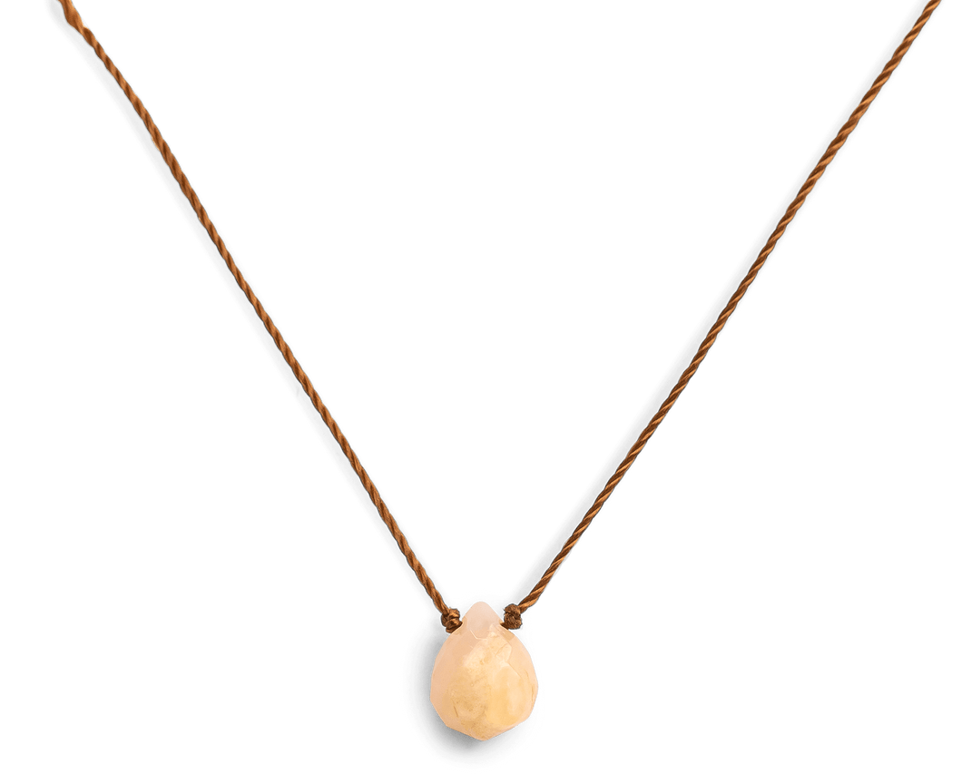 Moody Maven Necklace - Pink Opal Necklace - Energy Muse