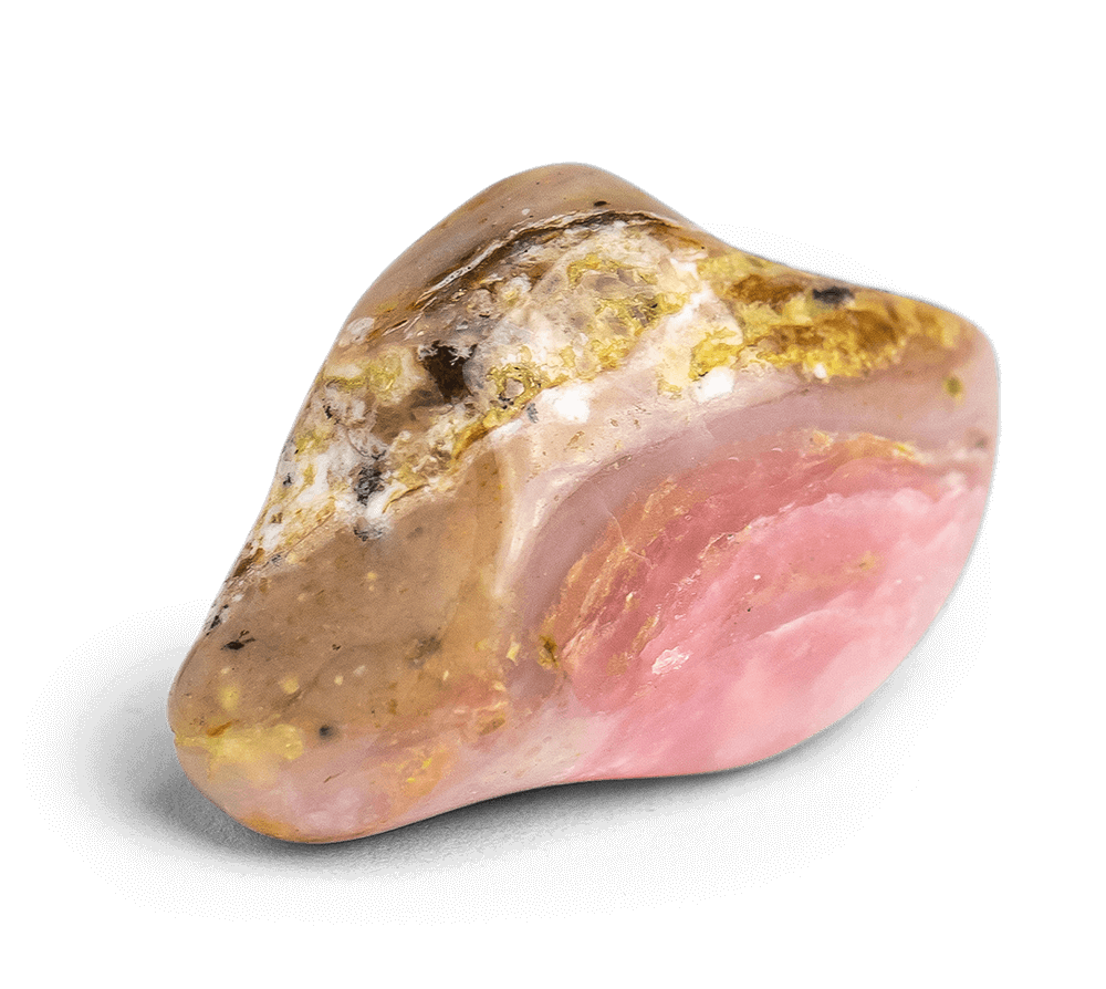 Pink Opal Stone - Tumbled Stones - Energy Muse