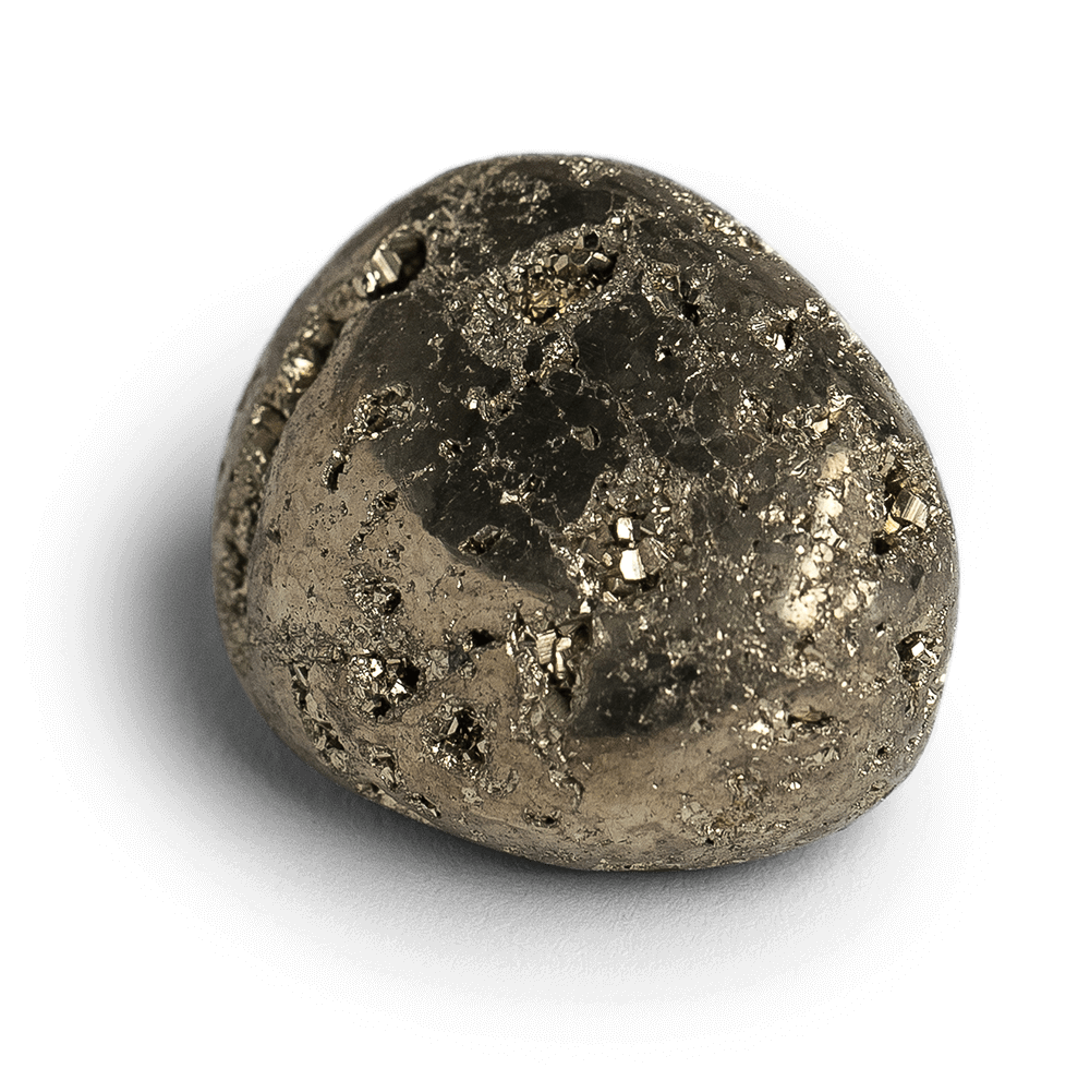 Pyrite Stone - Tumbled Stones - Energy Muse