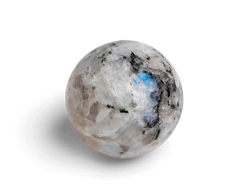 Rainbow Moonstone Sphere - Energy Muse