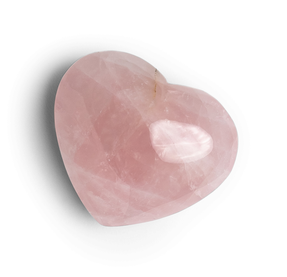 Rose Quartz Heart - Energy Muse