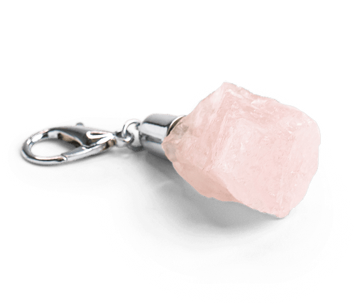 Rose Quartz Keychain - Energy Muse