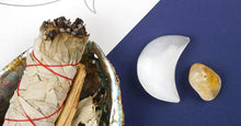 Load image into Gallery viewer, Selenite Moon Crystal
