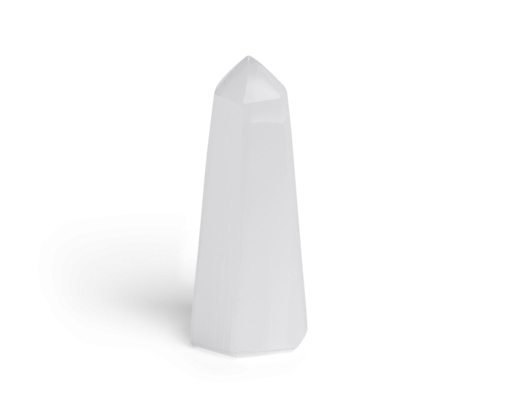 Selenite Point - Energy Muse
