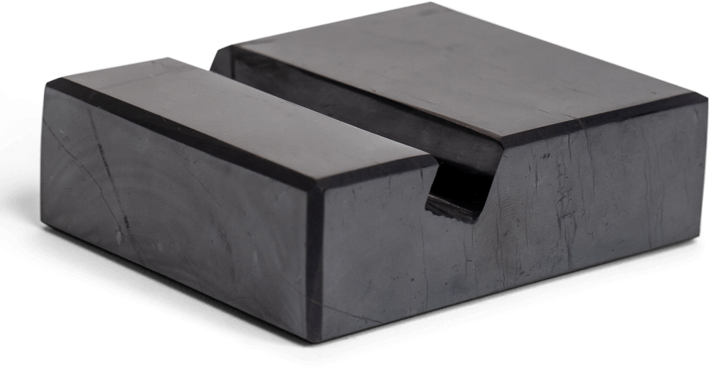 Shungite Cell Phone Holder to Minimize EMFs - Energy Muse