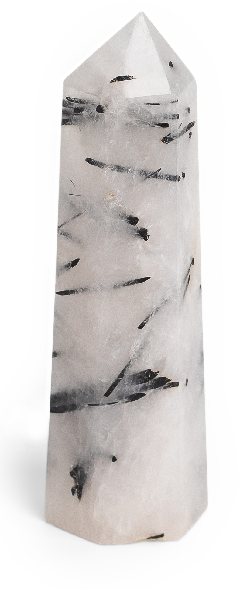 Tourmalinated Quartz Point