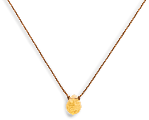 Citrine Necklace for High Vibes - Energy Muse