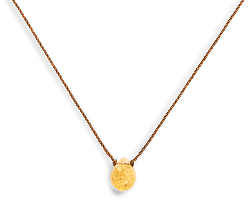 Citrine Necklace for High Vibes - Energy Muse
