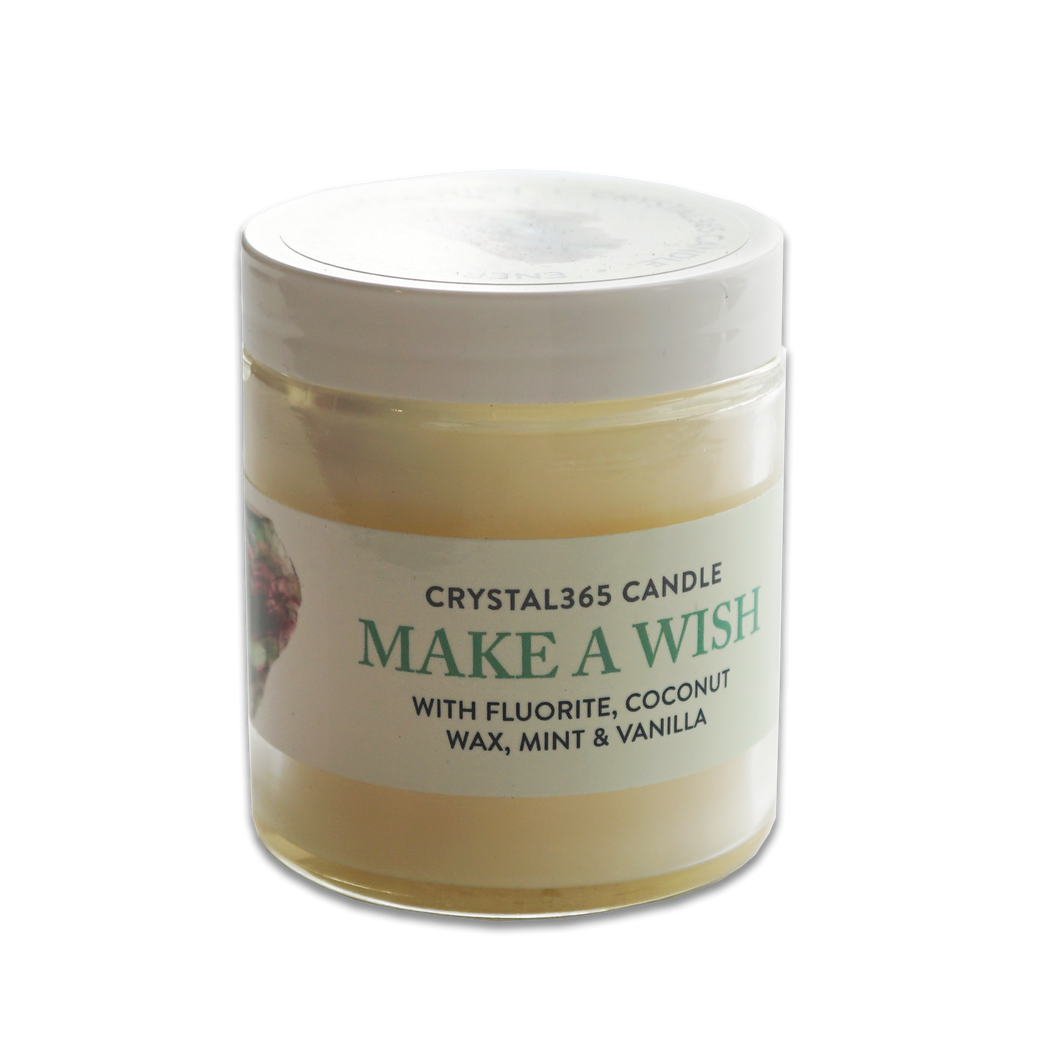 Fluorite Crystal Candle